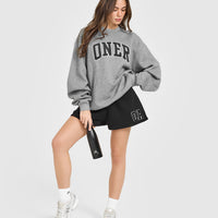 Foundations Oversized Oner 25 Sweatshirt | Charcoal Marl
