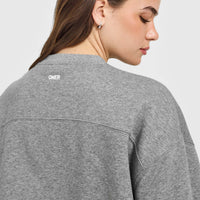 Foundations Oversized Oner 25 Sweatshirt | Charcoal Marl
