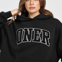 Foundations Oversized Oner 25 Hoodie | Black
