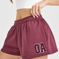 Foundations Oversized Oner 25 Shorts | Burnt Maroon