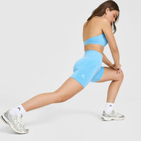 Effortless Seamless Shorts | Arctic Blue
