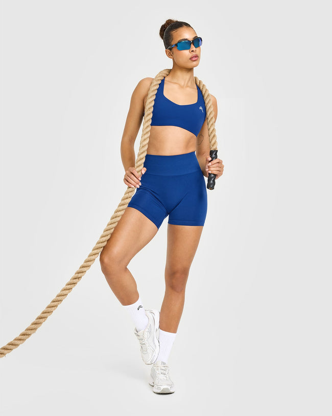 EasyLift™ Cross Back Sports Bra | Vintage Navy