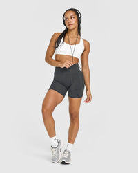 EasyLift™ Cross Back Sports Bra | White