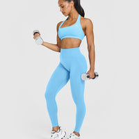 EasyLift™ Halter Bralette | Arctic Blue