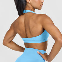 EasyLift™ Halter Bralette | Arctic Blue