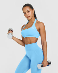 EasyLift™ Halter Bralette | Arctic Blue