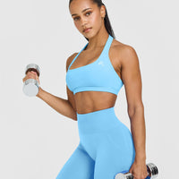 EasyLift™ Halter Bralette | Arctic Blue