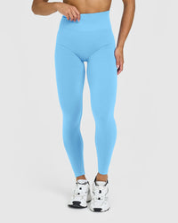 Effortless Seamless Leggings | Arctic Blue