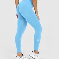 Effortless Seamless Leggings | Arctic Blue