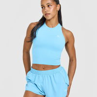 Go To Seamless Fitted Mid Vest | Arctic Blue