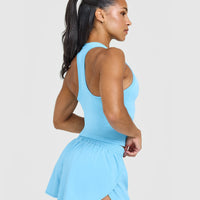 Go To Seamless Fitted Mid Vest | Arctic Blue