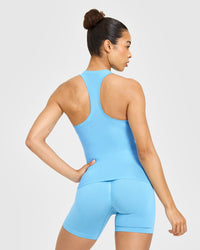 Go To Seamless Fitted Vest | Arctic Blue