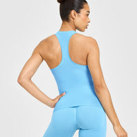 Go To Seamless Fitted Vest | Arctic Blue