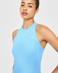 Go To Seamless Fitted Vest | Arctic Blue