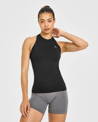 Go To Seamless Fitted Vest | Black