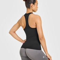 Go To Seamless Fitted Vest | Black
