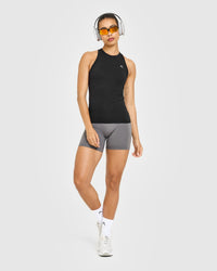 Go To Seamless Fitted Vest | Black