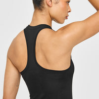 Go To Seamless Fitted Vest | Black