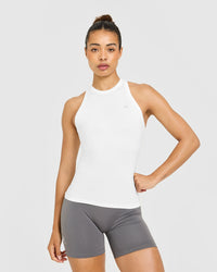 Go To Seamless Fitted Vest | White