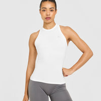 Go To Seamless Fitted Vest | White