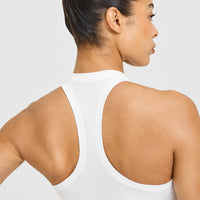Go To Seamless Fitted Vest | White