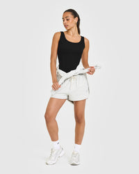 Mellow™ Rib Scoop Neck Vest | Black