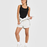 Mellow™ Rib Scoop Neck Vest | Black