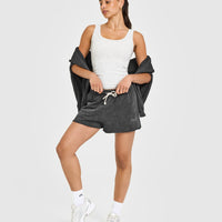 Mellow™ Rib Scoop Neck Vest | Light Grey Marl