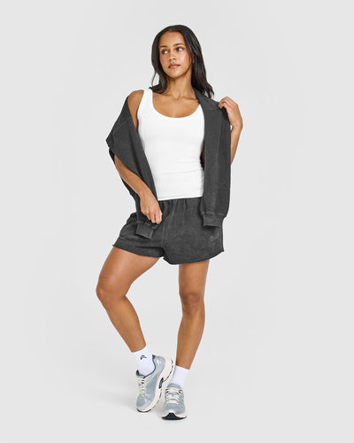 Mellow™ Rib Scoop Neck Vest | White