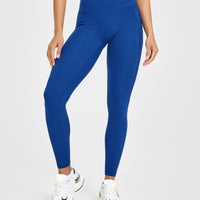 Unified High Waisted Pocket Leggings | Vintage Navy
