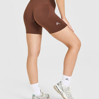 Effortless Seamless Shorts | Rustic Brown