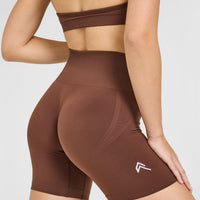 Effortless Seamless Shorts | Rustic Brown