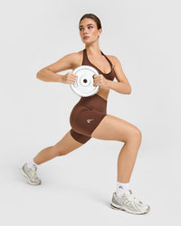Effortless Seamless Shorts | Rustic Brown