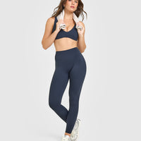 SoftMotion™ High Waisted Leggings | True Blue