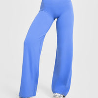 SoftMotion™ Straight Leg Bottoms | Glaucous Blue