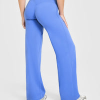 SoftMotion™ Straight Leg Bottoms | Glaucous Blue