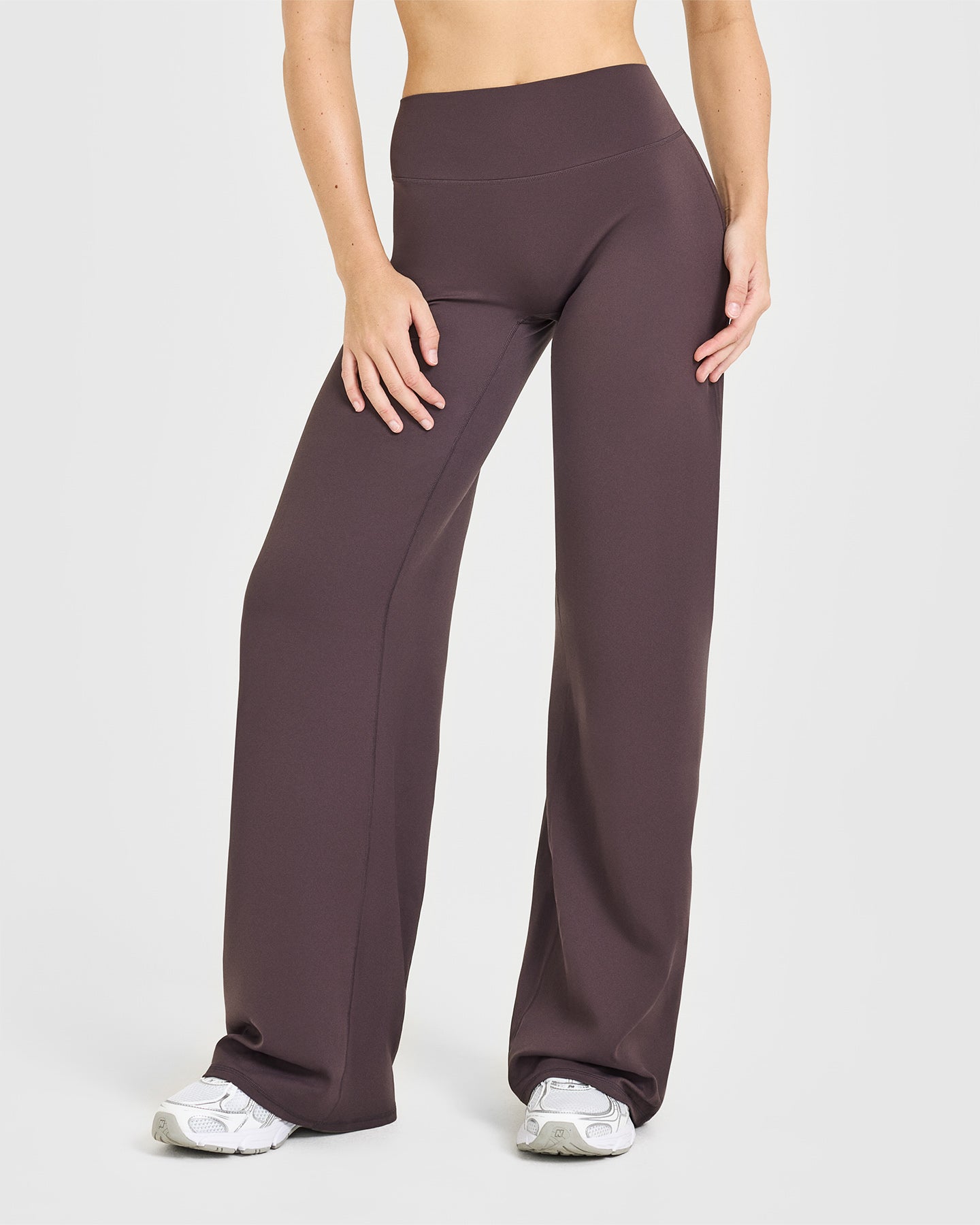 SoftMotion™ Straight Leg Bottoms | Dark Umber Brown