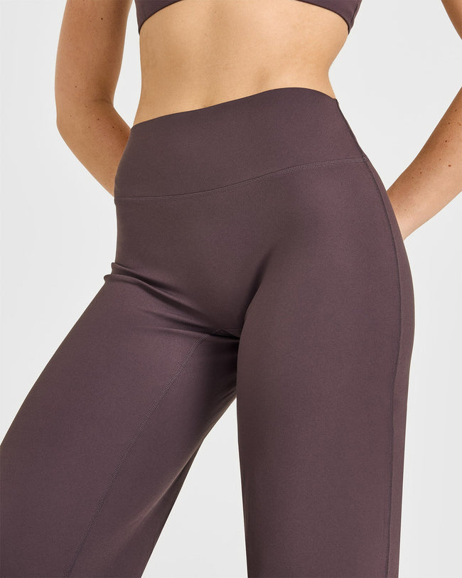 SoftMotion™ Straight Leg Bottoms | Dark Umber Brown