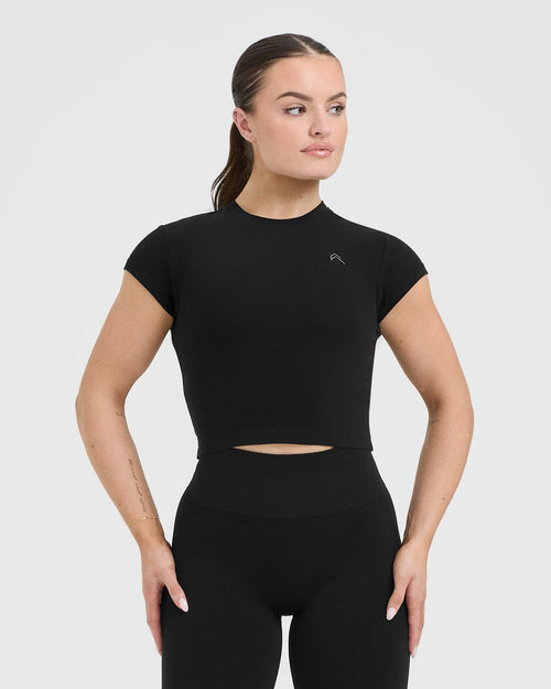 Oner Modal Cotton Icon Baby T-Shirt | Black