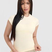 Cotton Icon Mid T-Shirt | Off White