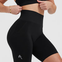 Effortless Seamless Cycling Shorts | Black