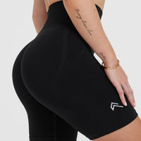 Effortless Seamless Cycling Shorts | Black