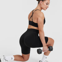 Effortless Seamless Cycling Shorts | Black