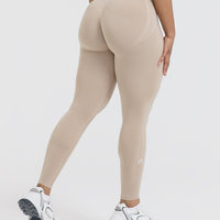 Effortless Seamless Leggings | Mushroom Brown