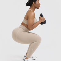Effortless Seamless Leggings | Mushroom Brown