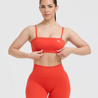 Everyday Bandeau Bralette | Charged Orange