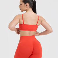 Everyday Bandeau Bralette | Charged Orange