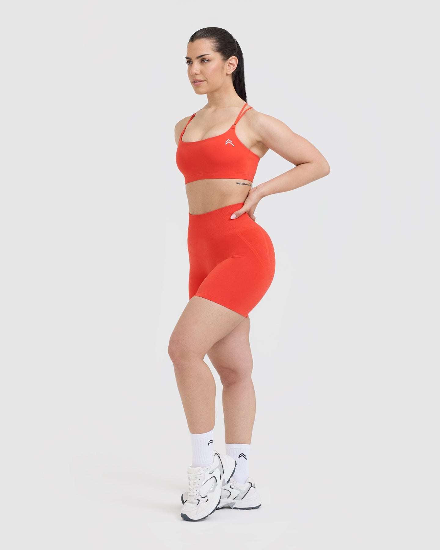 Everyday Cross Over Bralette | Charged Orange