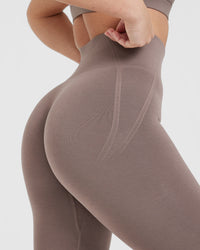 Effortless Seamless Leggings | Washed Cool Brown