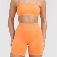 Effortless Seamless Shorts | Apricot Orange